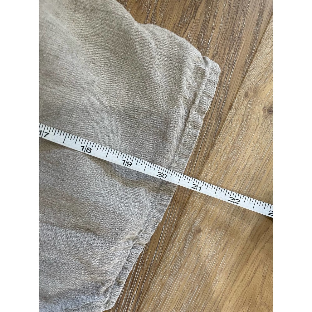Flax by Jeanne Engelhart Linen Vest Tank Top Women's Small Button Up - Picture 9 of 9